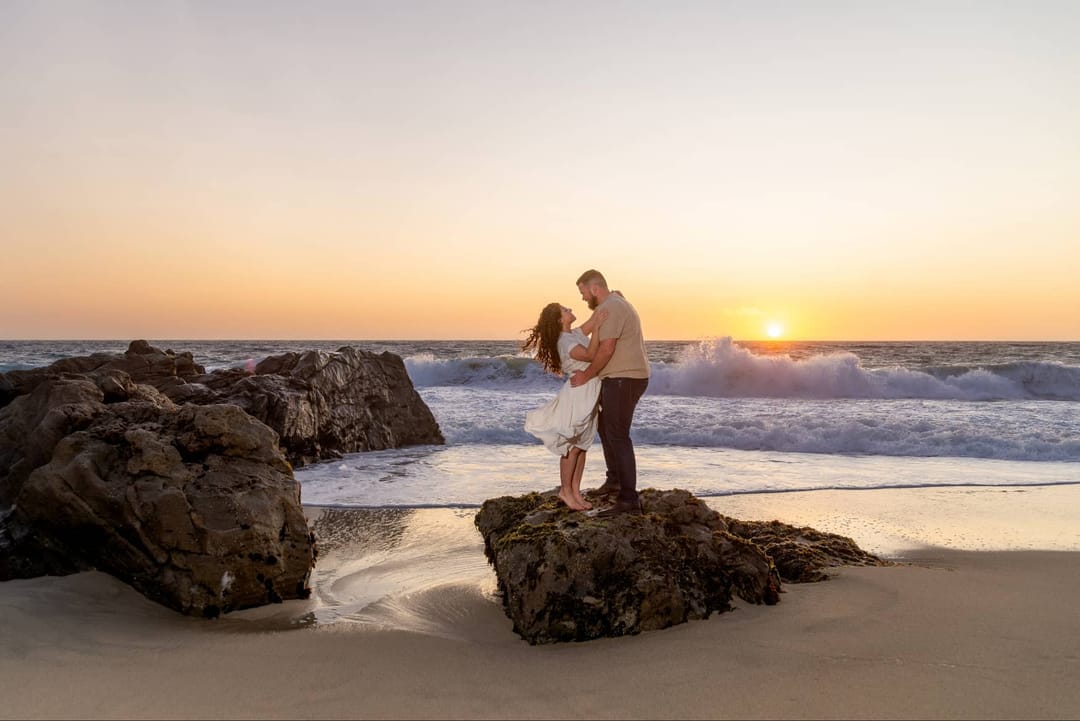Big Sur Engagement Photos at Bixby Bridge